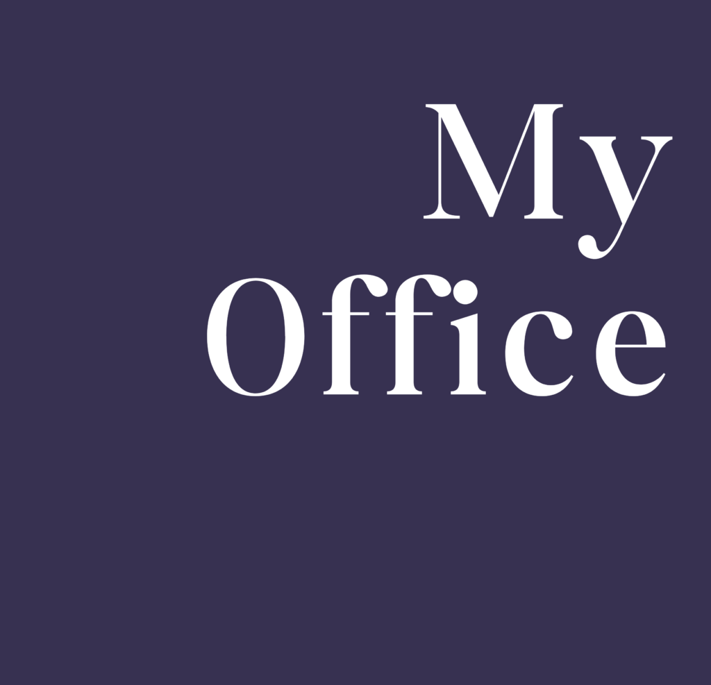 Graphic with the words "My Office"